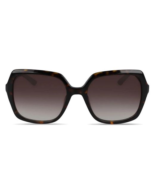 Calvin Klein Brown Oversize-Frame Sunglasses