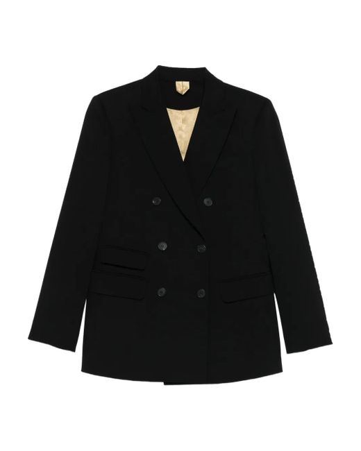 Max Mara Blazer Met Dubbele Rij Knopen in het Black