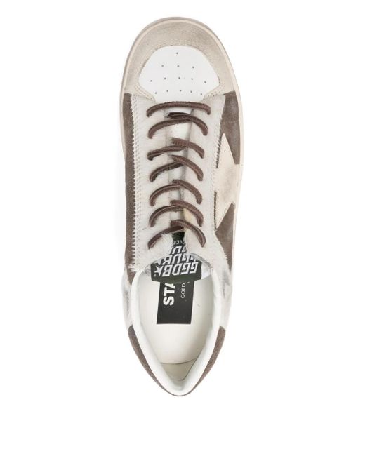 Golden Goose Deluxe Brand White Stardan Suede Sneakers