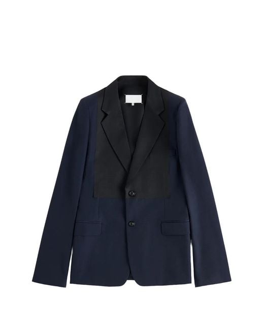 Maison Margiela Blue Insertion Jacket for men