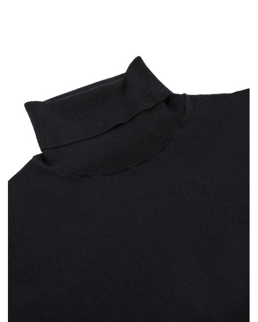 Slowear Blue Turtleneck Sweater for men