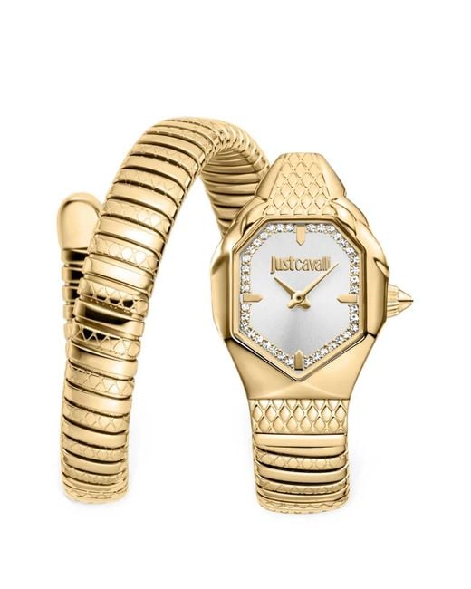Just Cavalli Metallic Snake 22Mm Watch