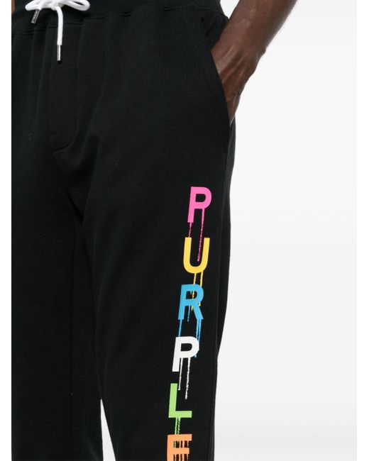 Purple Brand Jogginghose mit Tapered-Bein in Black für Herren