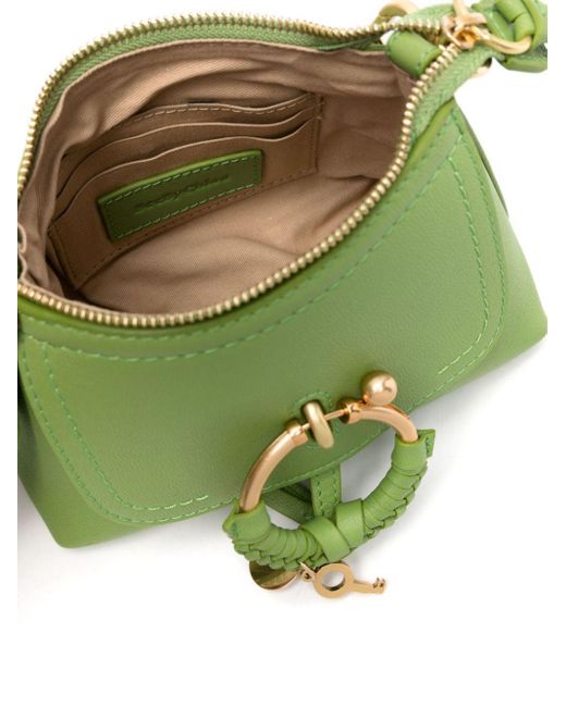 See By Chloé Green Mini Joan Leather Crossbody Bag