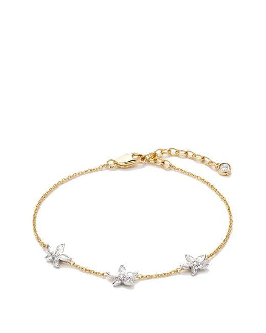 Yoj Metallic Luludi Flower Charm Bracelet