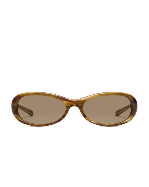 Gentle Monster Brown Groovy T8 Oval-Frame Sunglasses