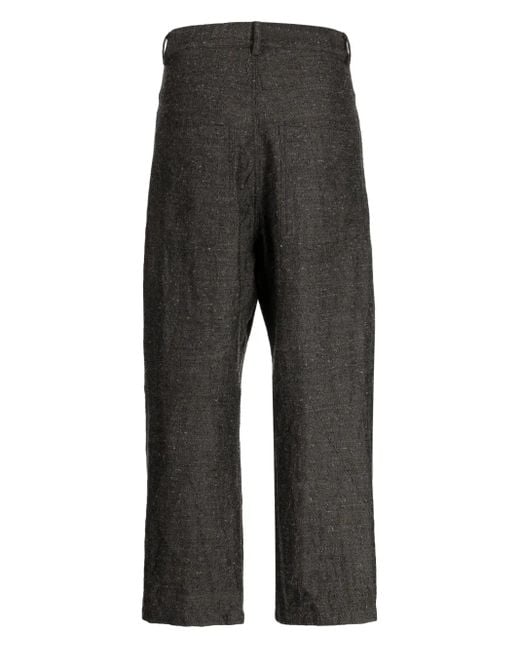 Forme D'expression Gray Five-Pockets Baggy Trousers
