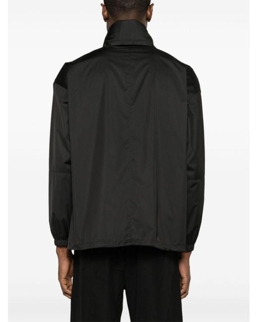 Veste cargo à capuche dissimulée Auralee pour homme en coloris Black