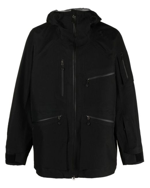 Goldwin Black Gore-tex 3l Hooded Jacket for men