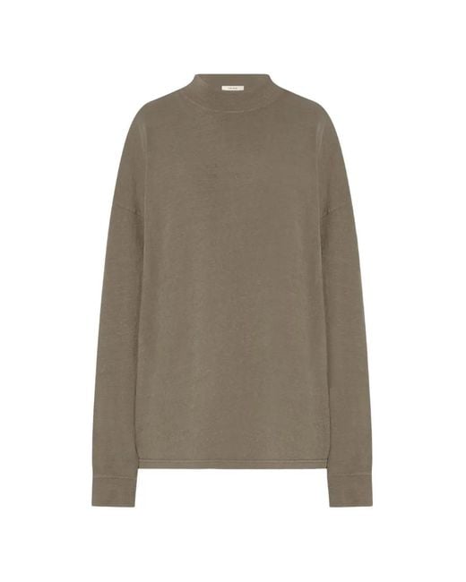 The Row Natural Raveena Long-Sleeve Sweater