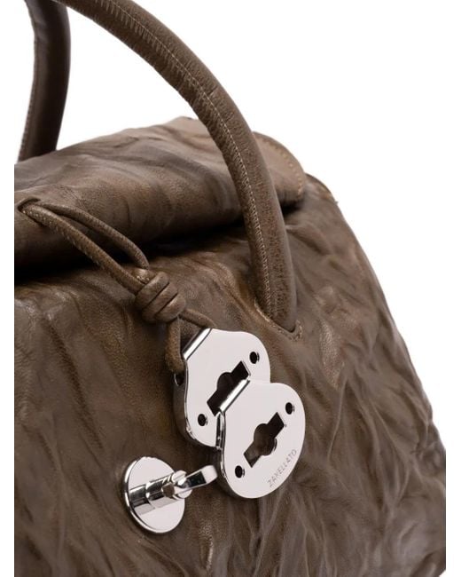 Zanellato Dotta ハンドバッグ Brown