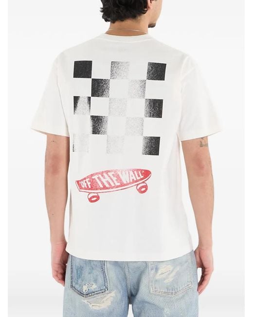 Vans White Logo-Detail T-Shirt for men