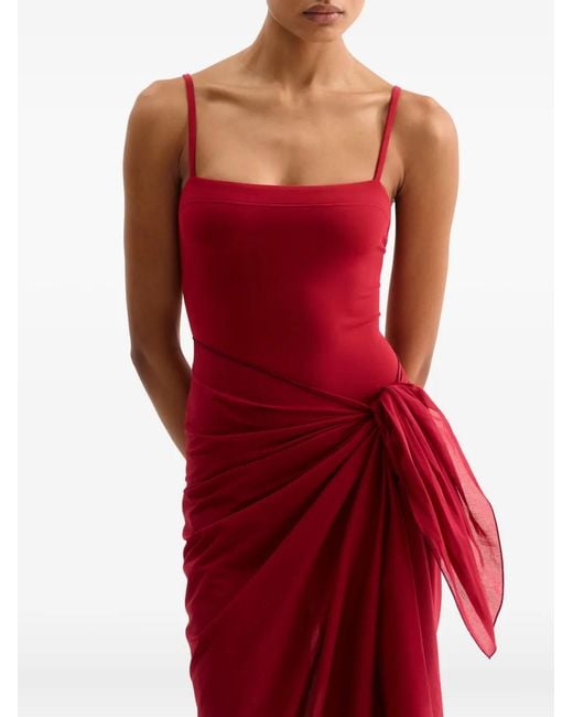 Eres Red Cabine Sarong