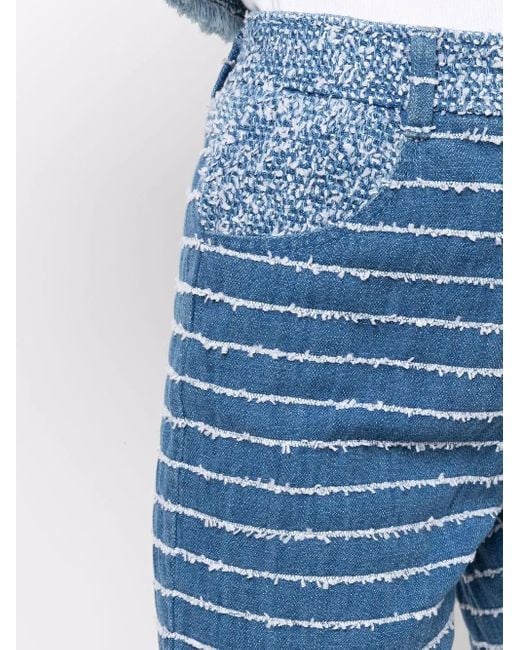 Bermudas a rayas Krizia de color Blue