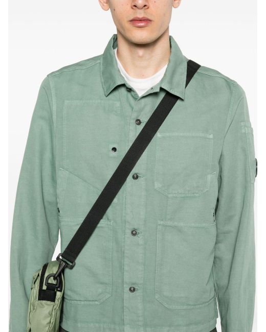 C P Company Overhemd Met Lens-detail in het Green voor heren