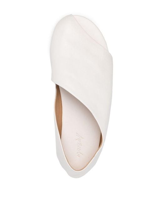 Marsèll Loafers Met Open Neus in het White