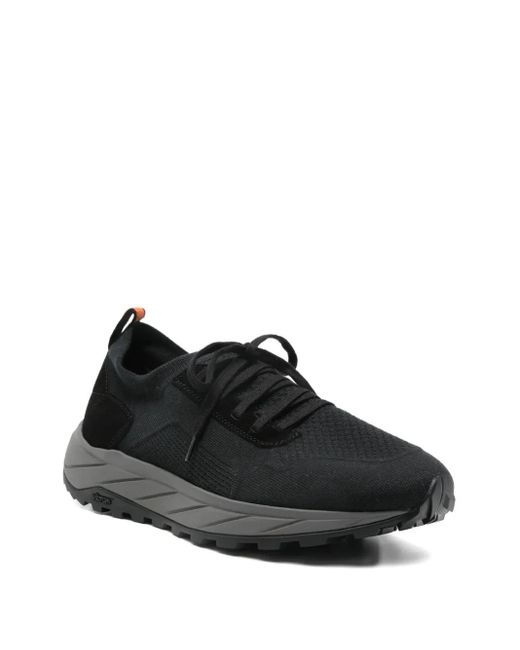 Henderson Black Apollo Leather Sneakers for men