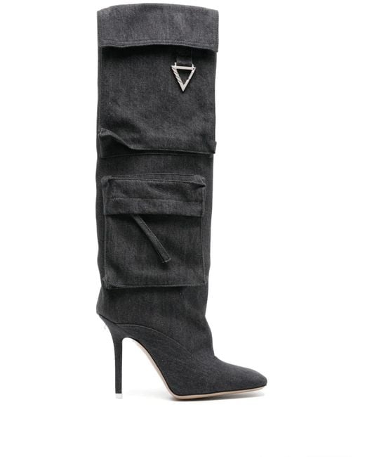 The Attico Black Boots