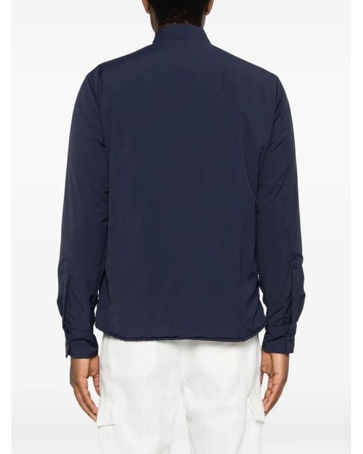Eleventy Blue Shirt Jacket for men