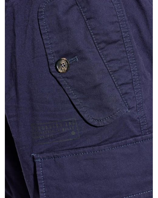 DSquared² Blue Cargo Pocket Trousers for men