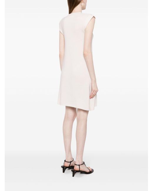 Lisa Yang White Naomi Knitted Cashmere Minidress