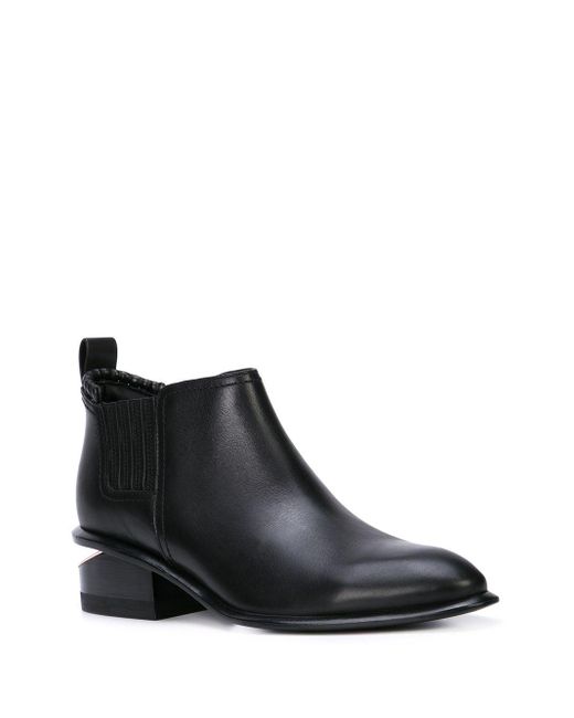 alexander wang kori cutout leather booties