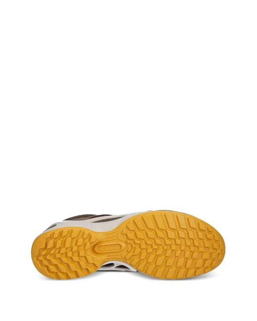 Ecco Brown Baskets Biom Energi En Cuir À Design Perforé for men