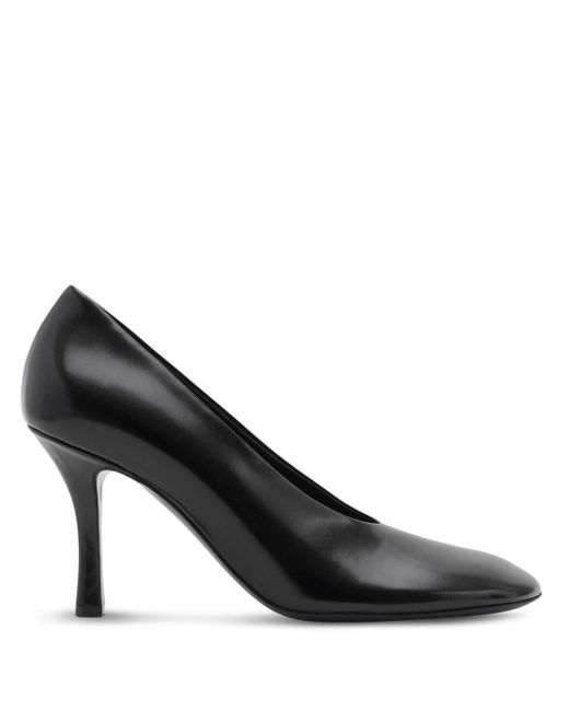 Burberry Black 85mm Baby Leather Pumps
