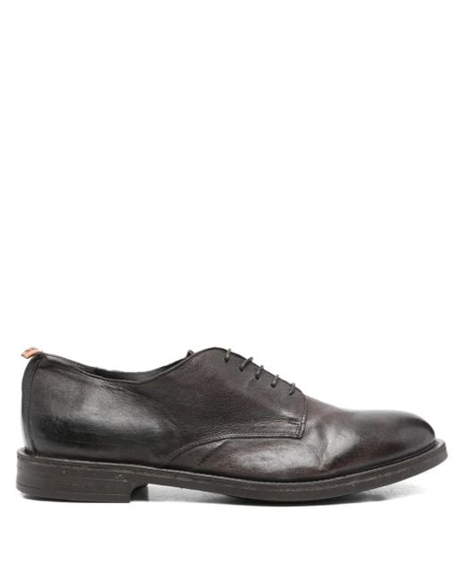 Leather Derby Shoes Moma pour homme en coloris Gray