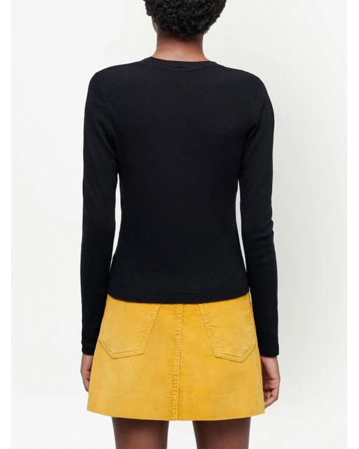 Re/done Black 90S Baby Long-Sleeve Jumper