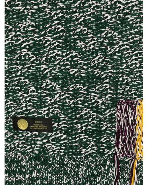 OAMC Green Astral Scarf for men