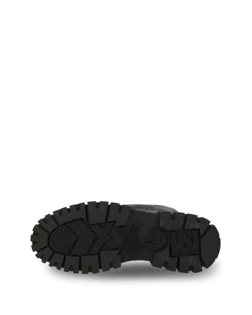 Mexx Black Quilted Platform Ankle Boots