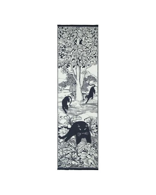 Inoui Edition Gray Printed Scarf