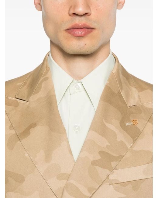 Tagliatore Natural Camouflage-Pattern Blazer for men