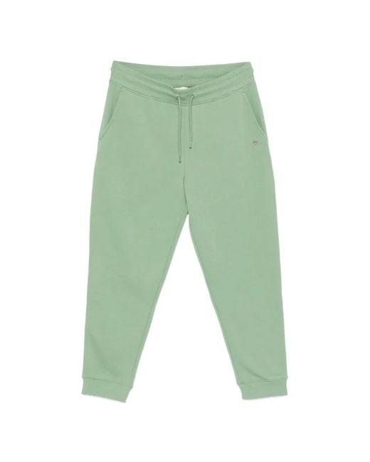 Gant Green Drawstring Track Pants for men