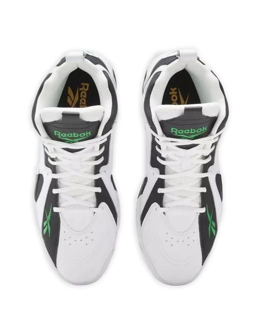 Reebok White Hurrikaze Ii Trainers for men
