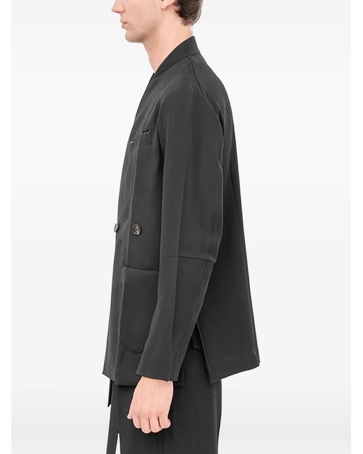 Setchu Gray Origami Blazer for men