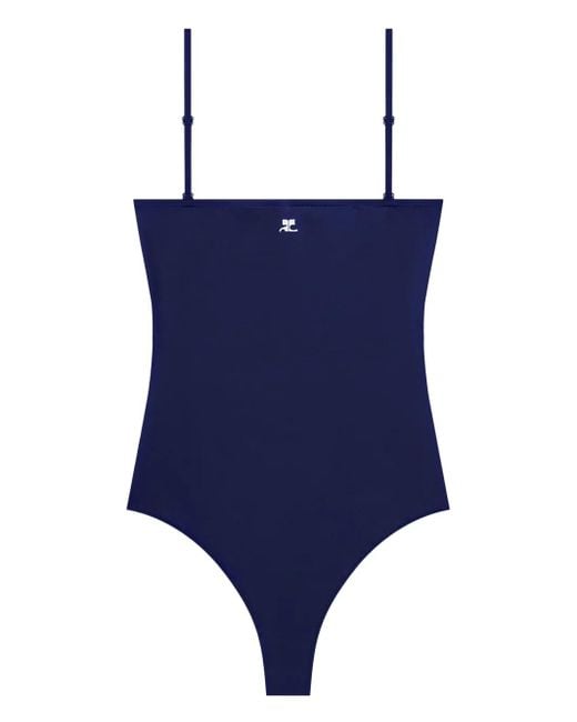 Courreges Blue Heritage Swimsuit