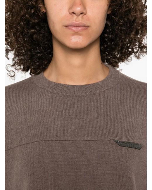 Brunello Cucinelli Brown Sweaters