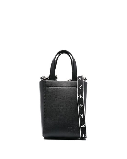 Calvin Klein Black Small Ultralight Tote Bag
