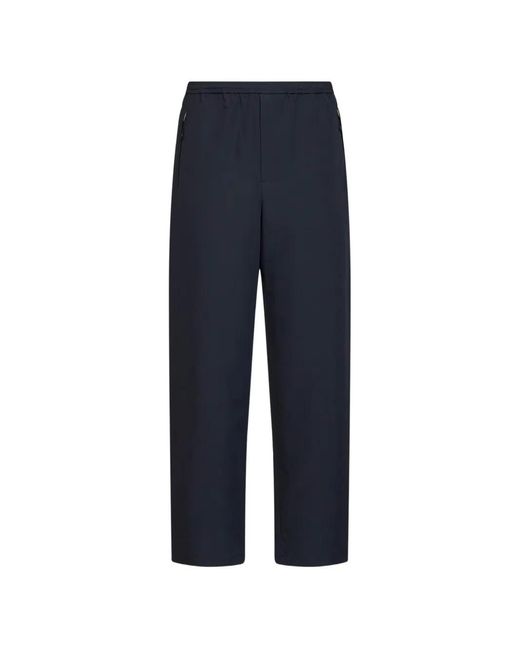 Jil Sander Blue Straight-Leg Trousers for men