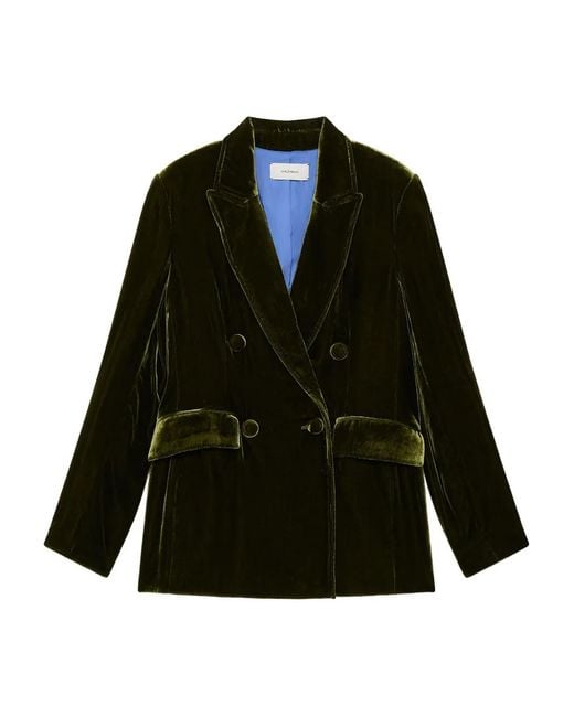 Maliparmi Black Double-Breasted Pocket Jacket
