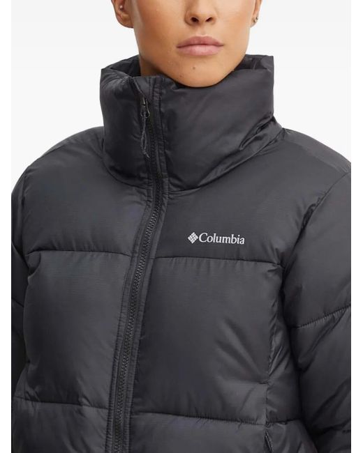 Columbia Black Puffect Zip-Fastening Puffer Jacket