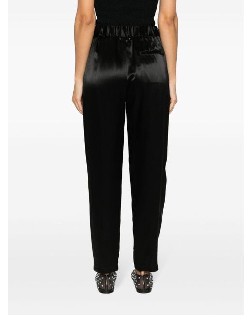 Forte Forte Straight Broek in het Black