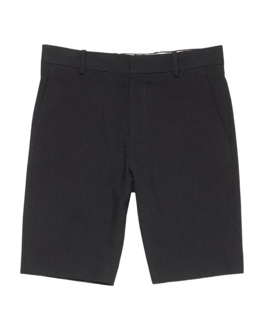 Acne Black Welt-Pocket Shorts for men