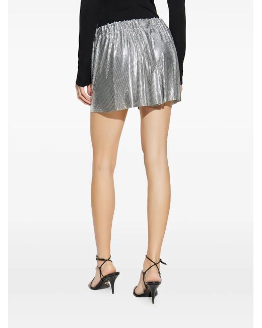 Versace Shorts Met Mesh in het Gray