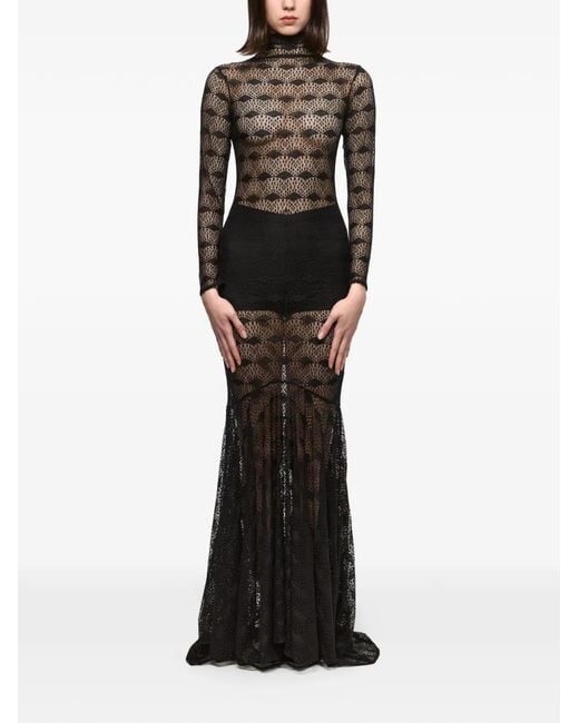 Atu Body Couture Black Robe À Manches Longues