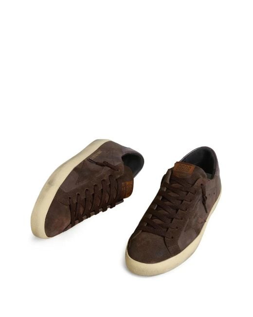 Golden Goose Deluxe Brand Brown Super-Star Ltd Trainers for men