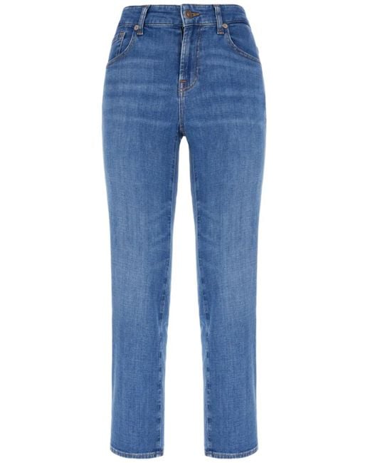 7 For All Mankind Blue Calie Jeans