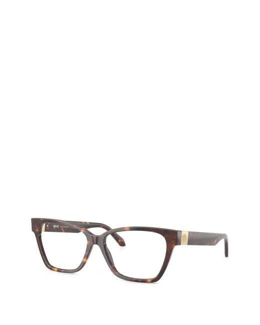Versace Brown Square-Frame Glasses